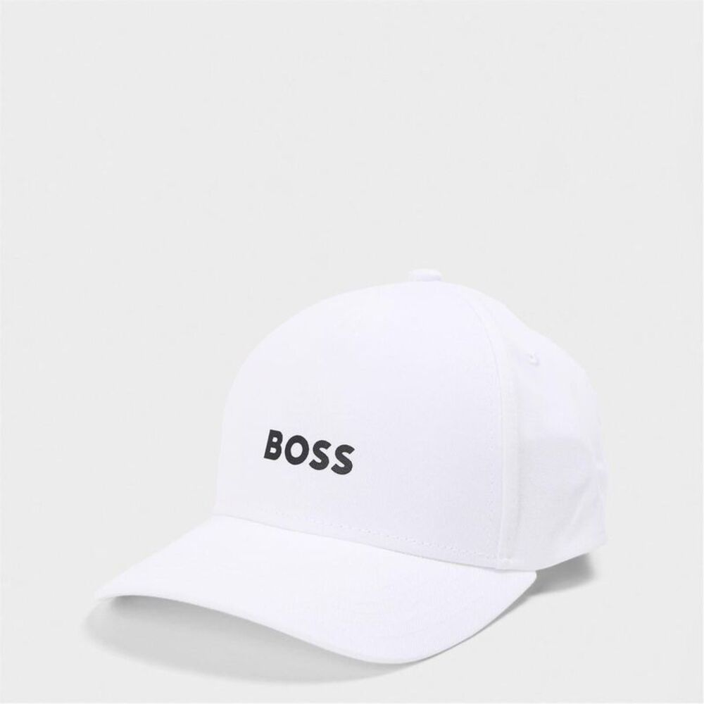 Boss Unisex Adult Seth Embroidered Logo Baseball Cap / White